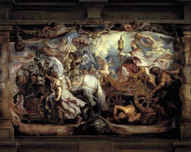 Peter Paul Rubens Triumph of Church over Fury, Discord, and Hate France oil painting art